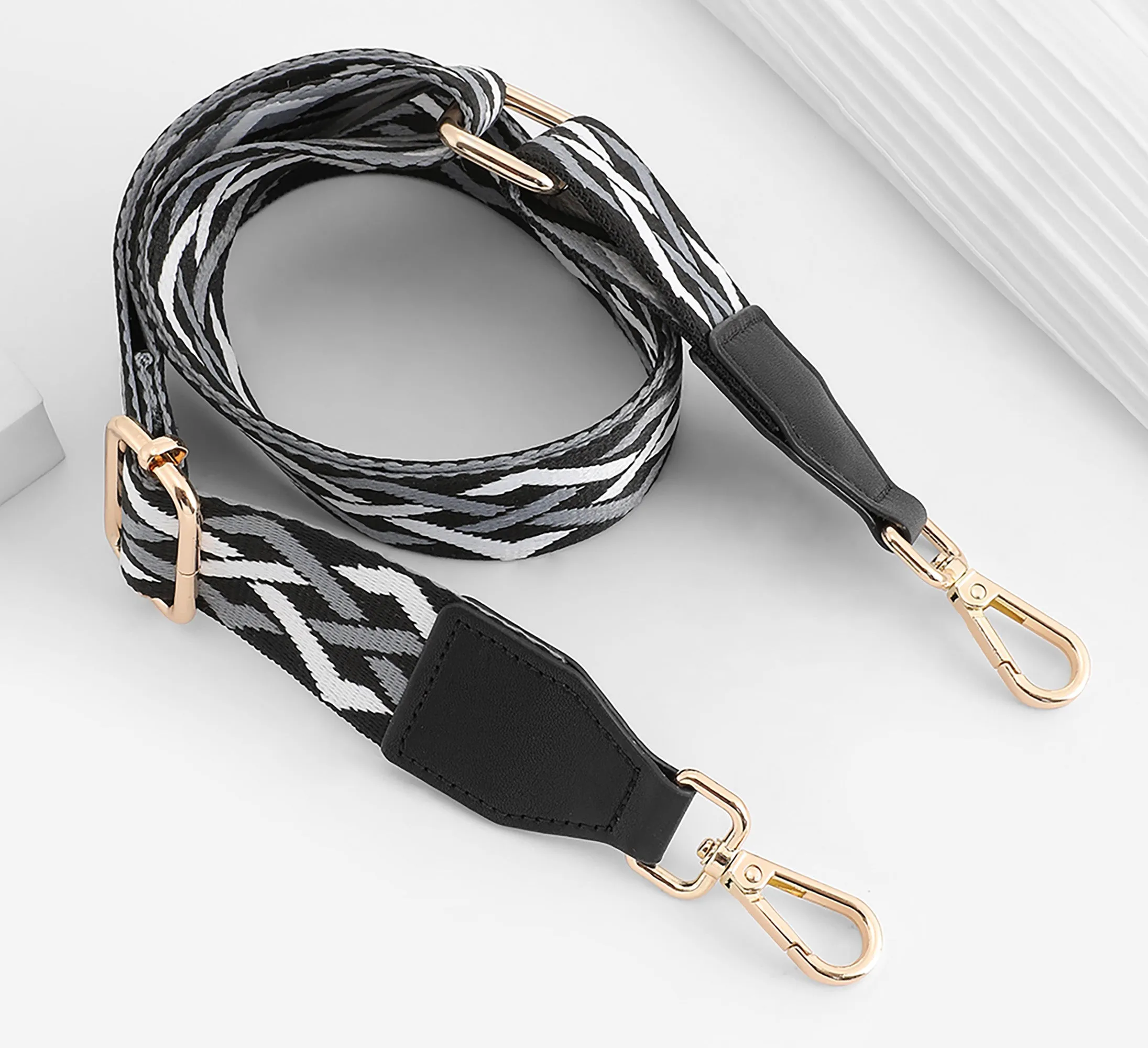 3.7cm Width pure color Canvas with Celemence Leather cross body for Kelly bag, Adjustable canvas bag strap,shoulder bag strap