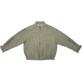 70s Nylon Microfiber Bomber Jacket