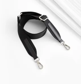Adjustable style shoulder strap for transforming a backpack into a canvas crossbody bag, wide shoulder strap