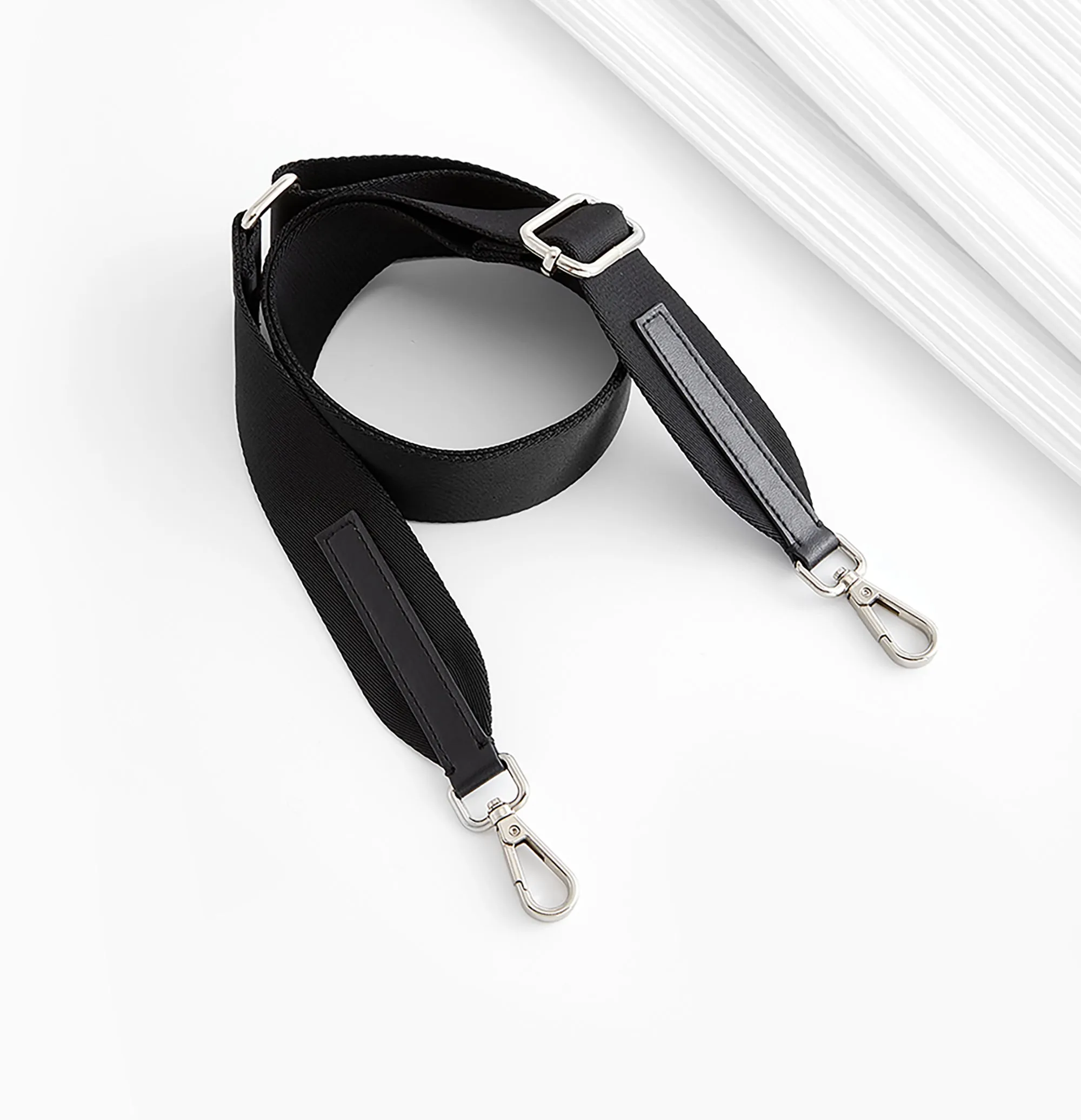 Adjustable style shoulder strap for transforming a backpack into a canvas crossbody bag, wide shoulder strap