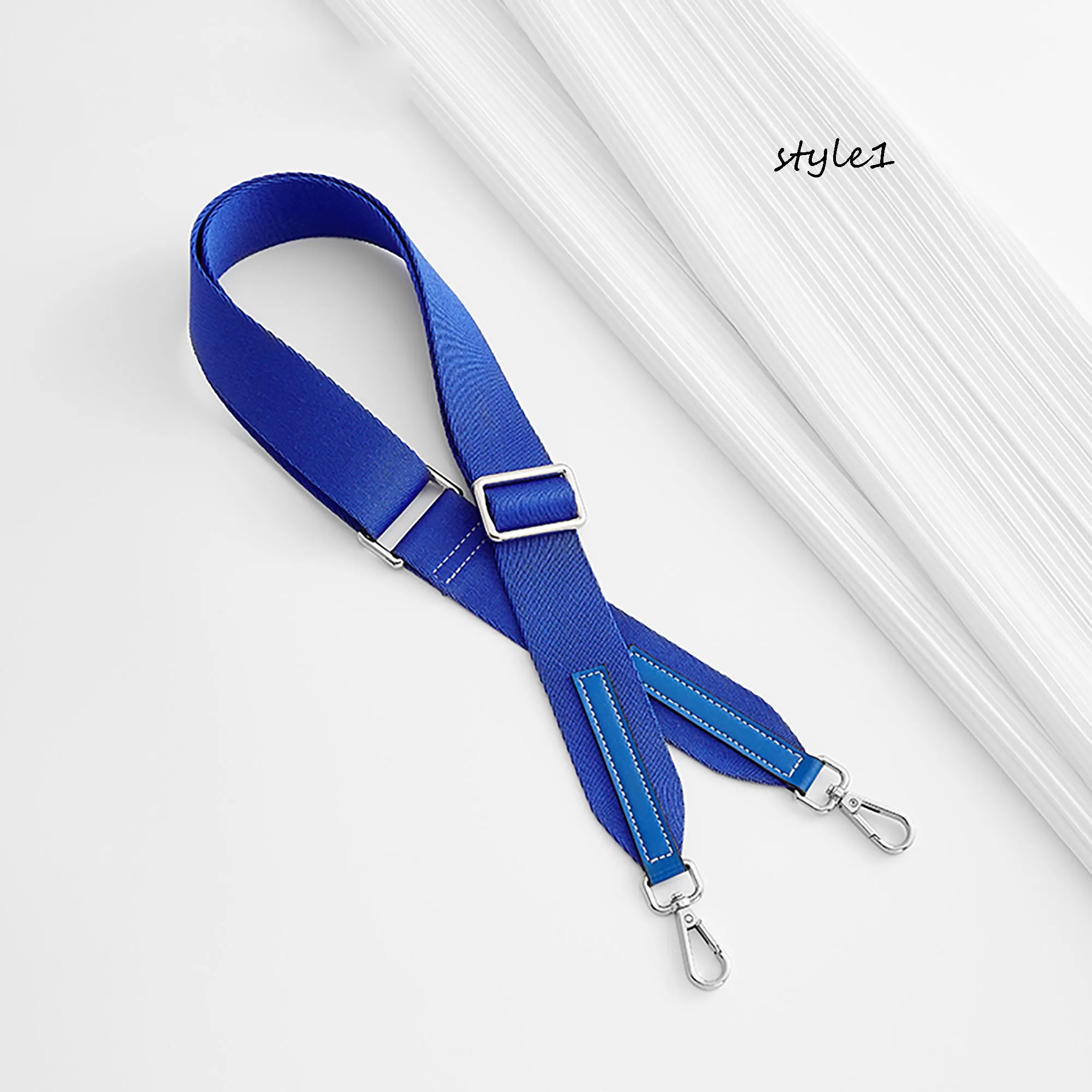 Adjustable style shoulder strap for transforming a backpack into a canvas crossbody bag, wide shoulder strap