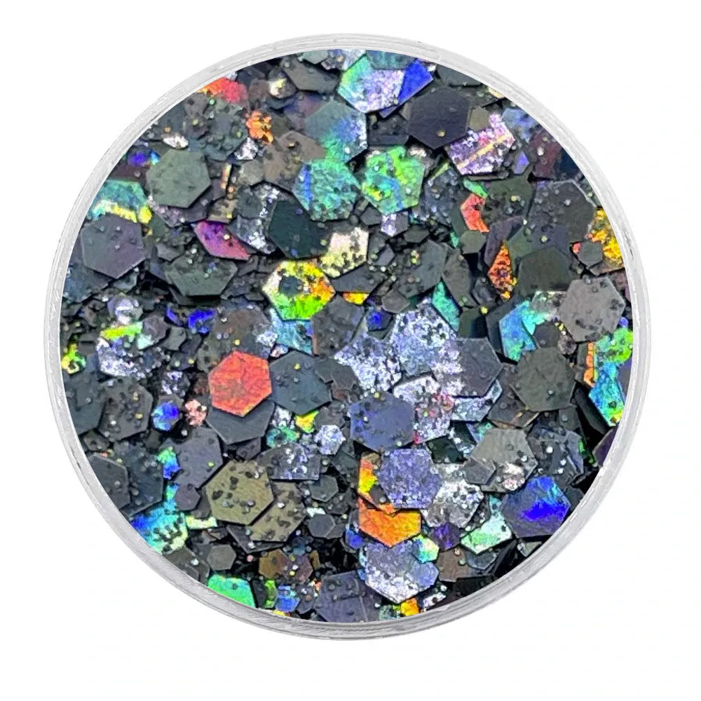 Biodegradable Holographic Graphite Glitter - Festival Glitter Mix (BioGraphite)