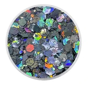 Biodegradable Holographic Graphite Glitter - Festival Glitter Mix (BioGraphite)