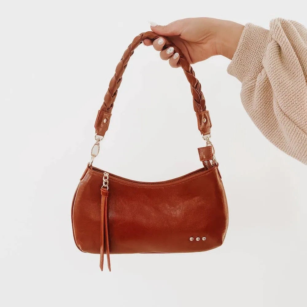 Brynlee Braided Vegan Leather Bag
