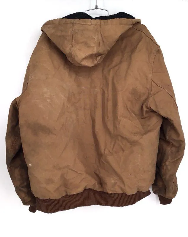 Carhartt Men's Brown Bomber Jacket - Size XL