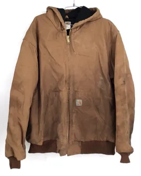 Carhartt Men's Brown Bomber Jacket - Size XL