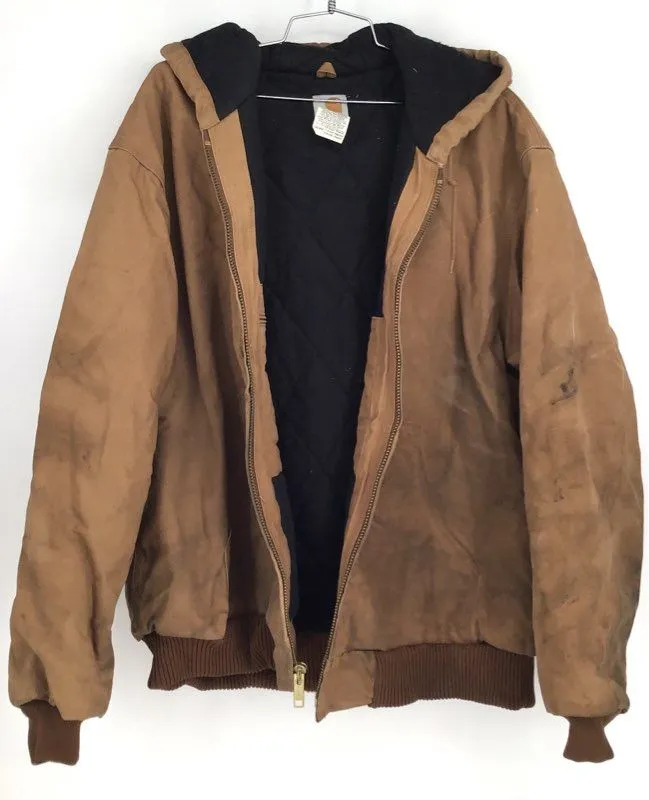 Carhartt Men's Brown Bomber Jacket - Size XL