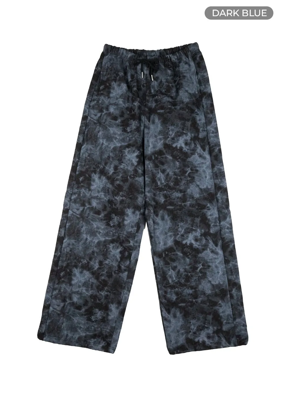 Dyed Banded Baggy Jeans OU403