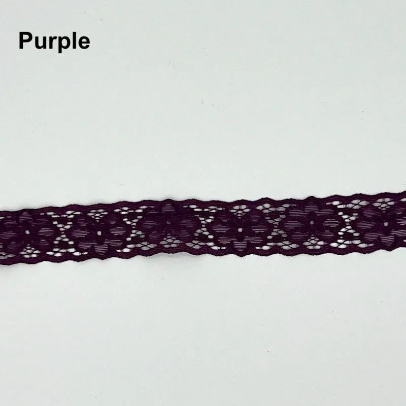 Elastic Lingerie - Floral - 25mm - Various