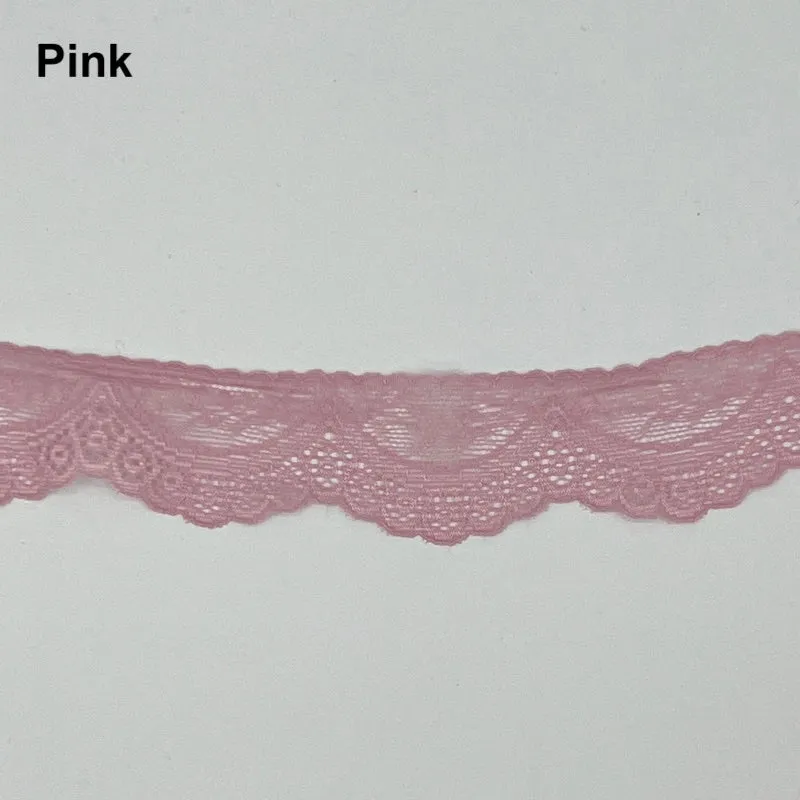 Elastic Lingerie - Scallop - 35mm - Various