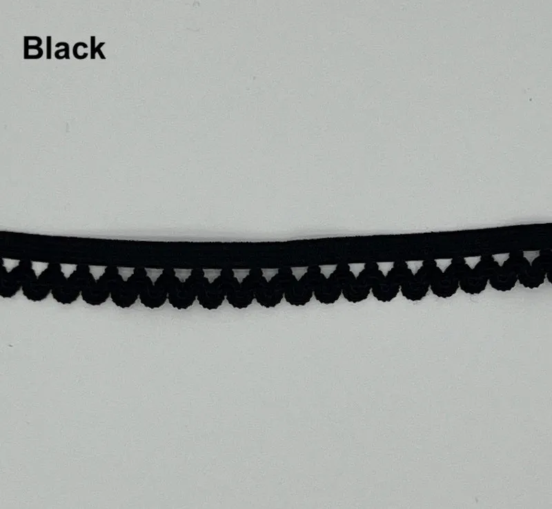 Elastic Lingerie - Zig Zag - 12mm - Various