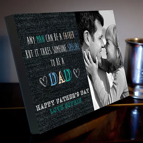 Father Day Someone Special Canvas
