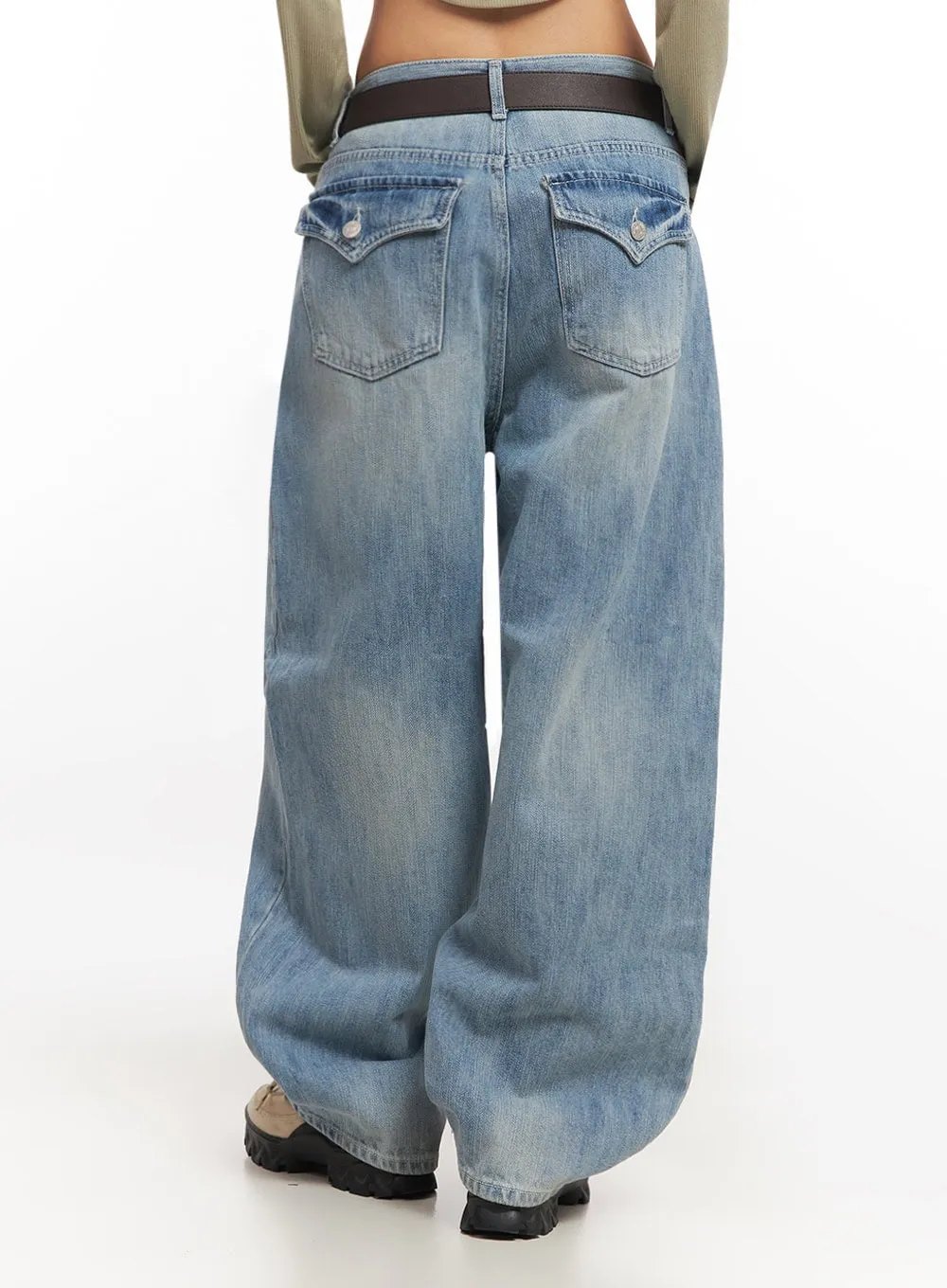 Kimberly Wide-Fit Baggy Jeans IA504