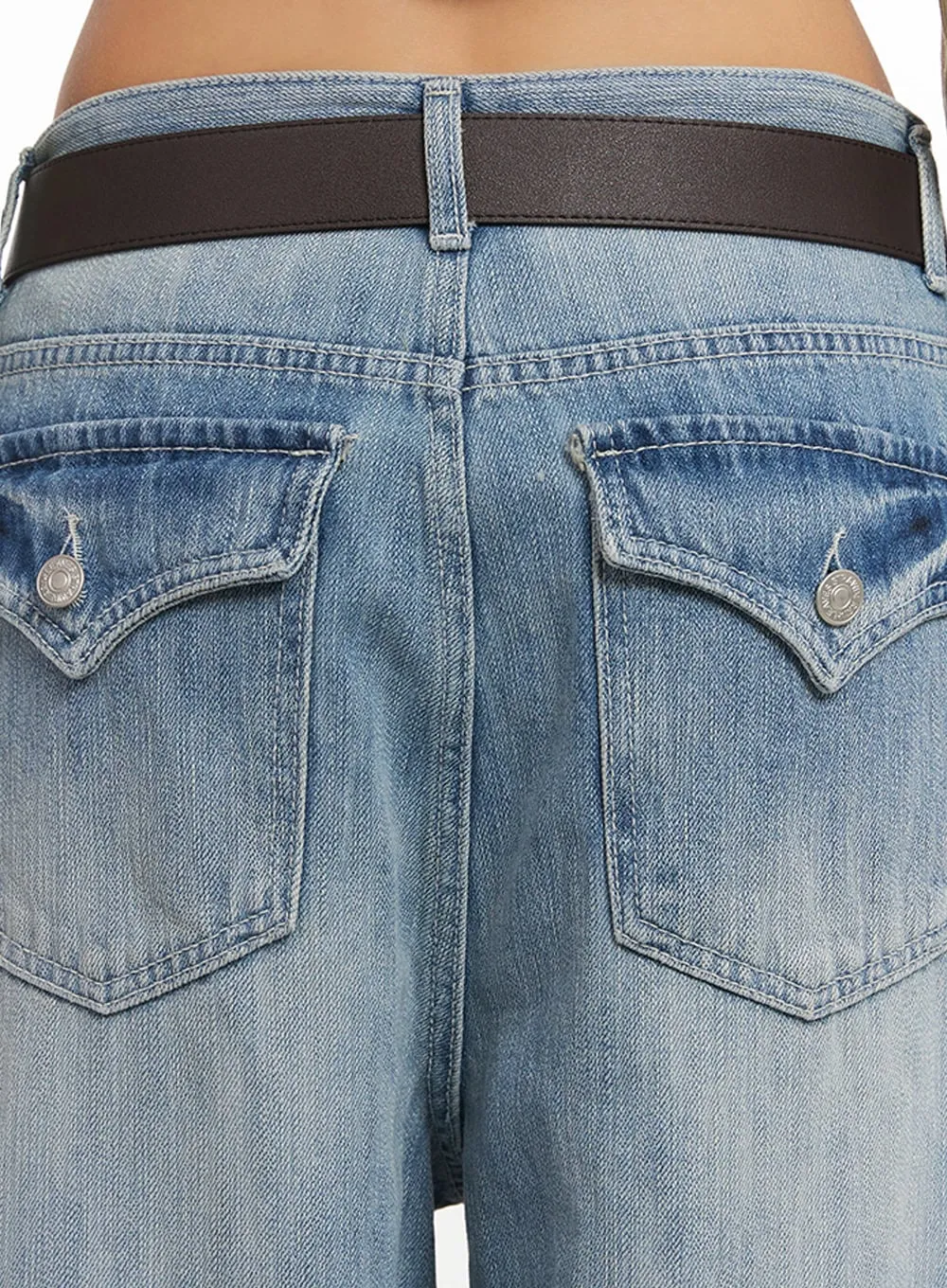 Kimberly Wide-Fit Baggy Jeans IA504