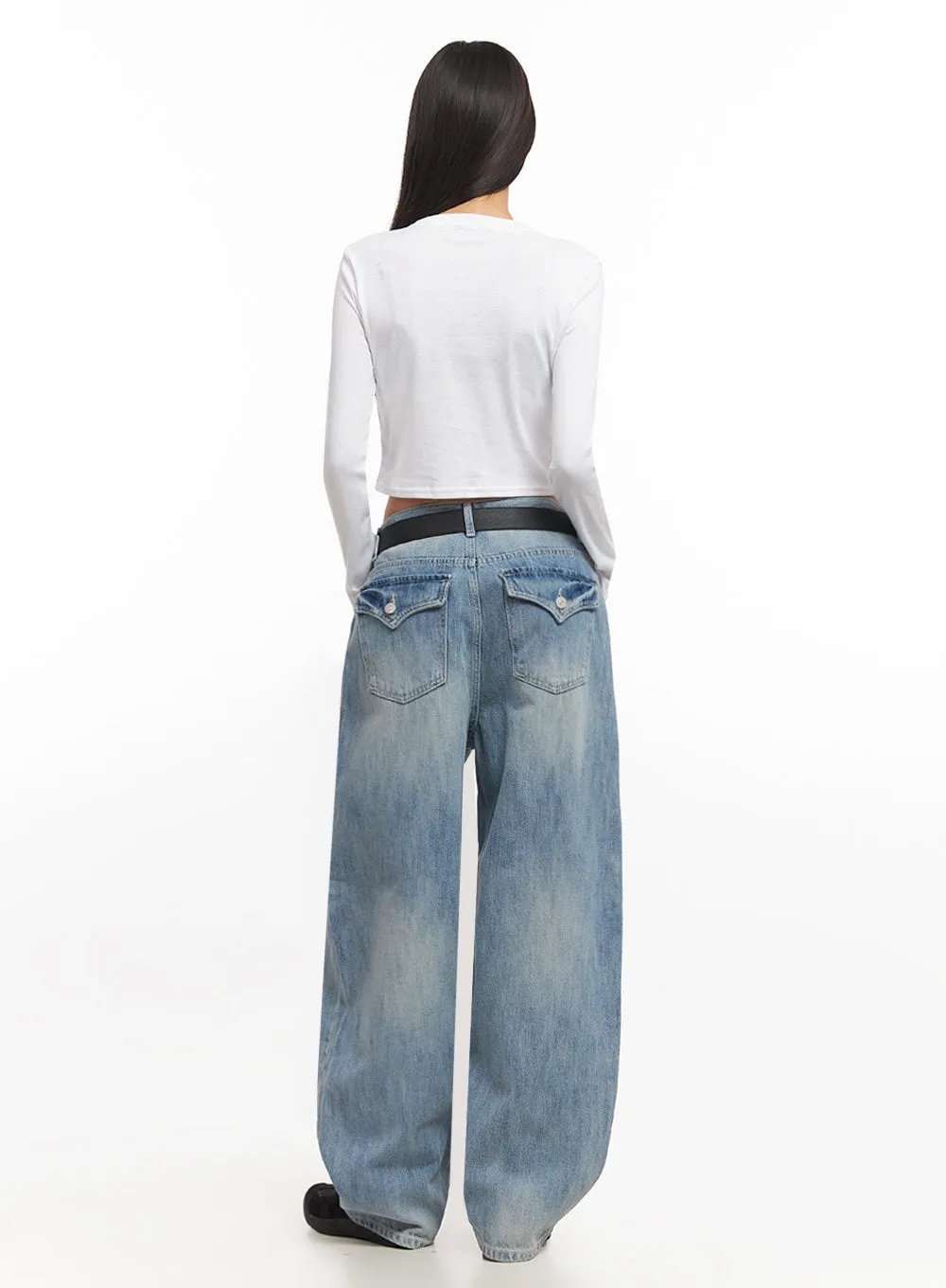 Kimberly Wide-Fit Baggy Jeans IA504