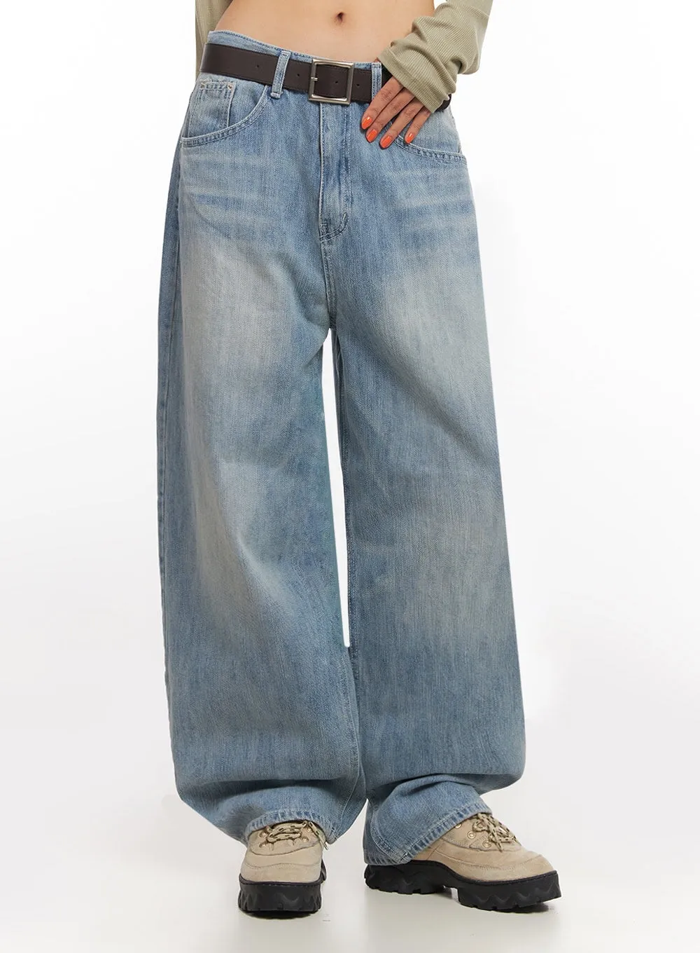 Kimberly Wide-Fit Baggy Jeans IA504