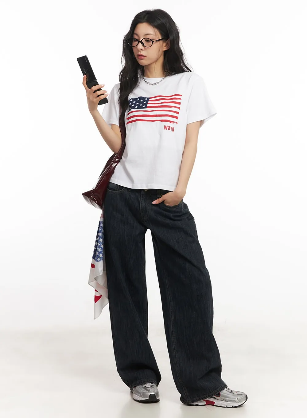 Linny Low-Rise Baggy Jeans CA503