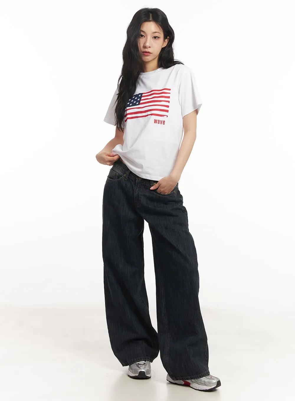 Linny Low-Rise Baggy Jeans CA503