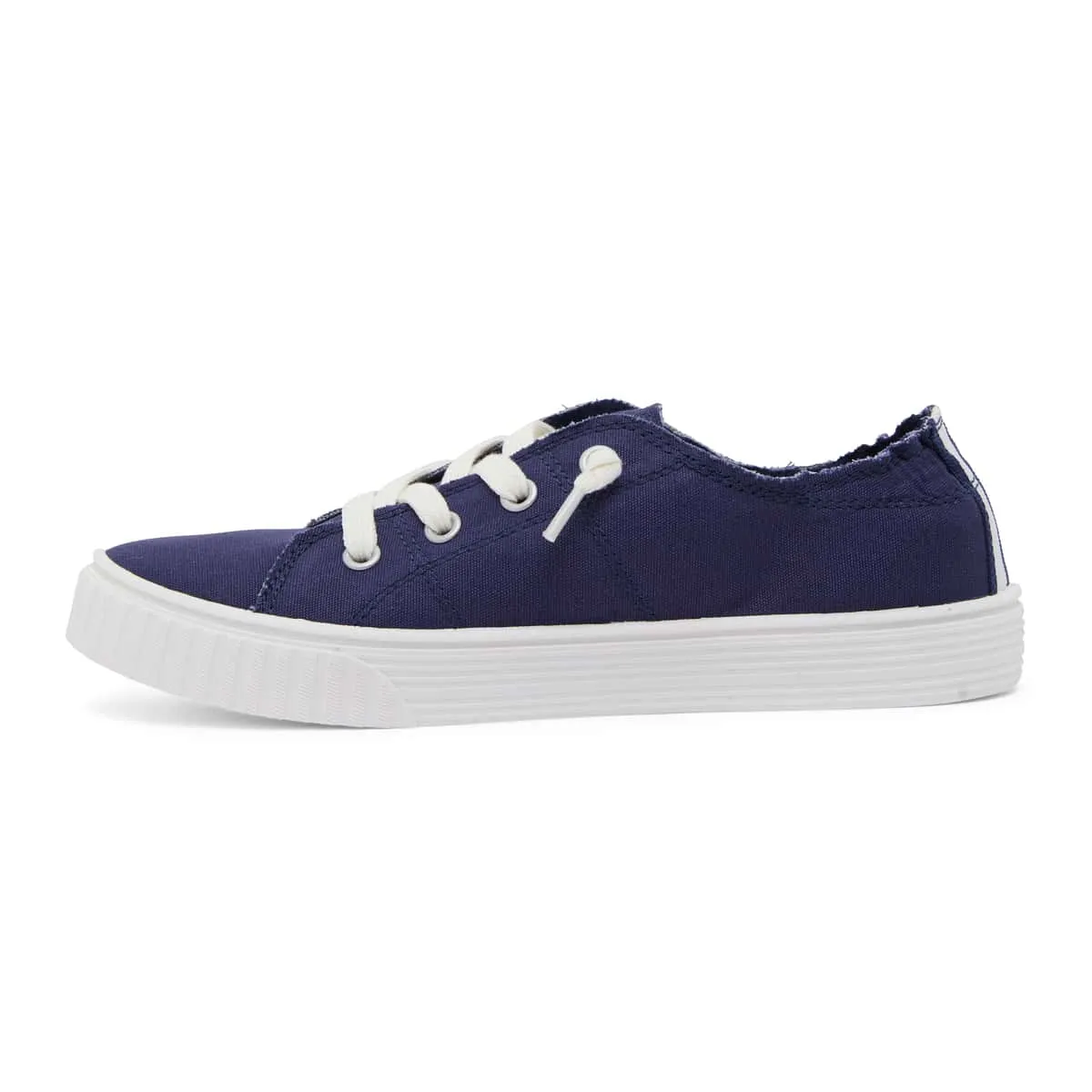 Mara Sneaker in Navy Canvas