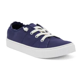 Mara Sneaker in Navy Canvas