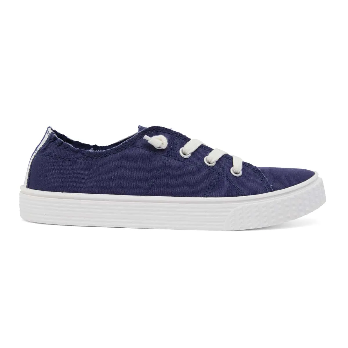 Mara Sneaker in Navy Canvas