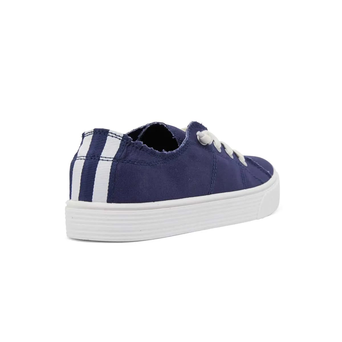 Mara Sneaker in Navy Canvas