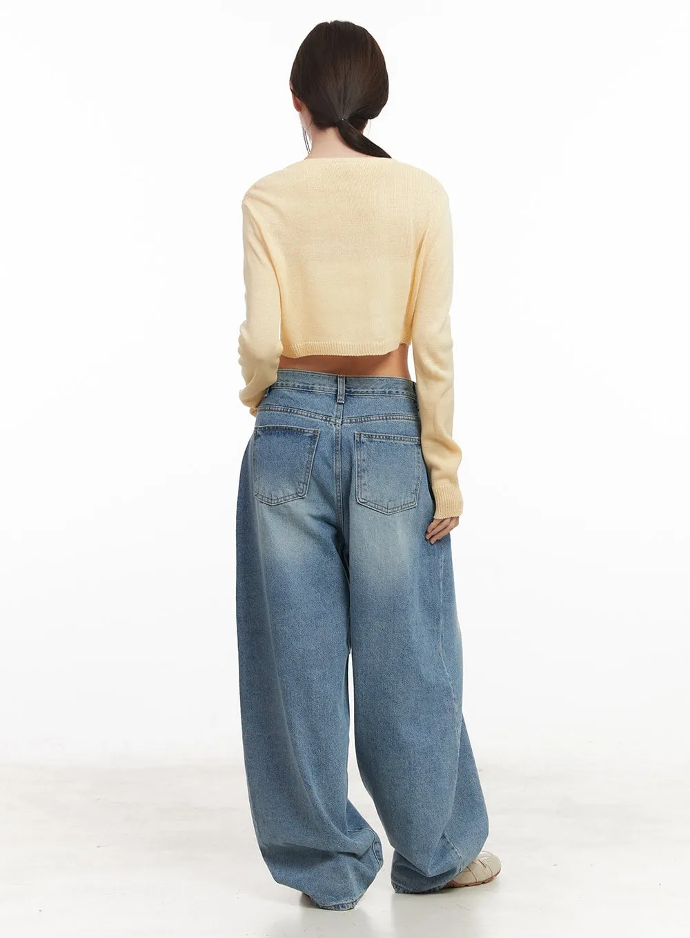Margaret Wide-Fit Baggy Jeans CM512