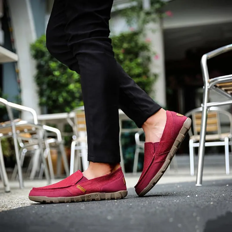 Men's Casual Canvas Slip-Ons | Plus Size
