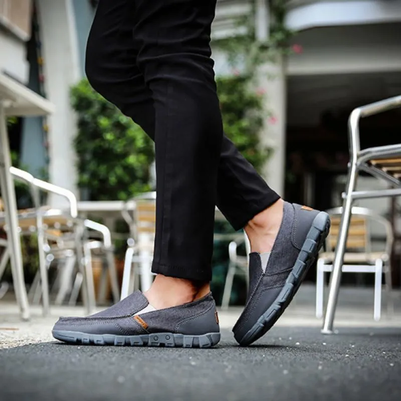 Men's Casual Canvas Slip-Ons | Plus Size