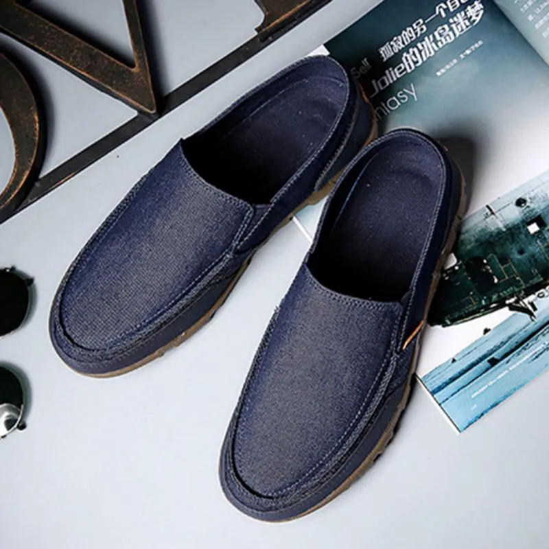 Men's Casual Canvas Slip-Ons | Plus Size