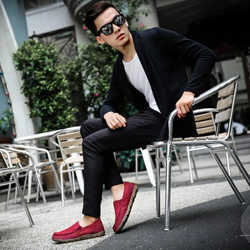 Men's Casual Canvas Slip-Ons | Plus Size