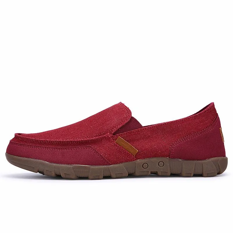Men's Casual Canvas Slip-Ons | Plus Size