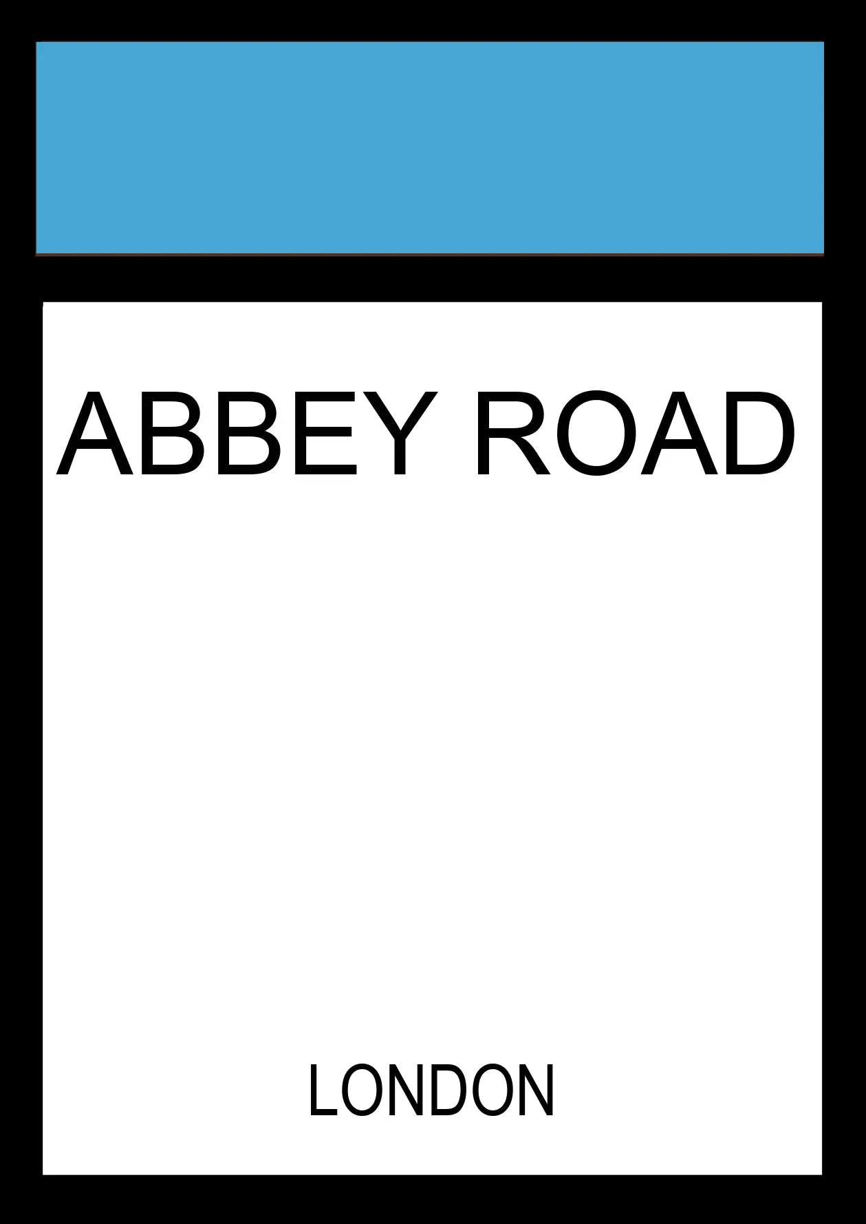 Monopoly Light Blue Canvas