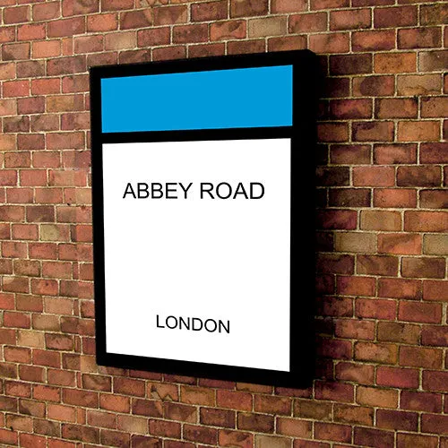 Monopoly Light Blue Canvas