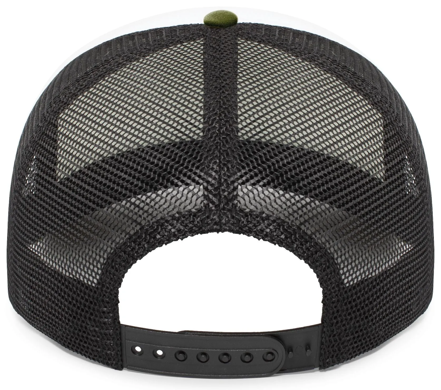 Pacific Headwear Foamie Fresh Trucker Cap - White/Black/Moss