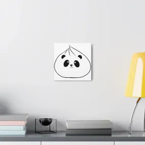 Panda Dumpling Wall Art Decor