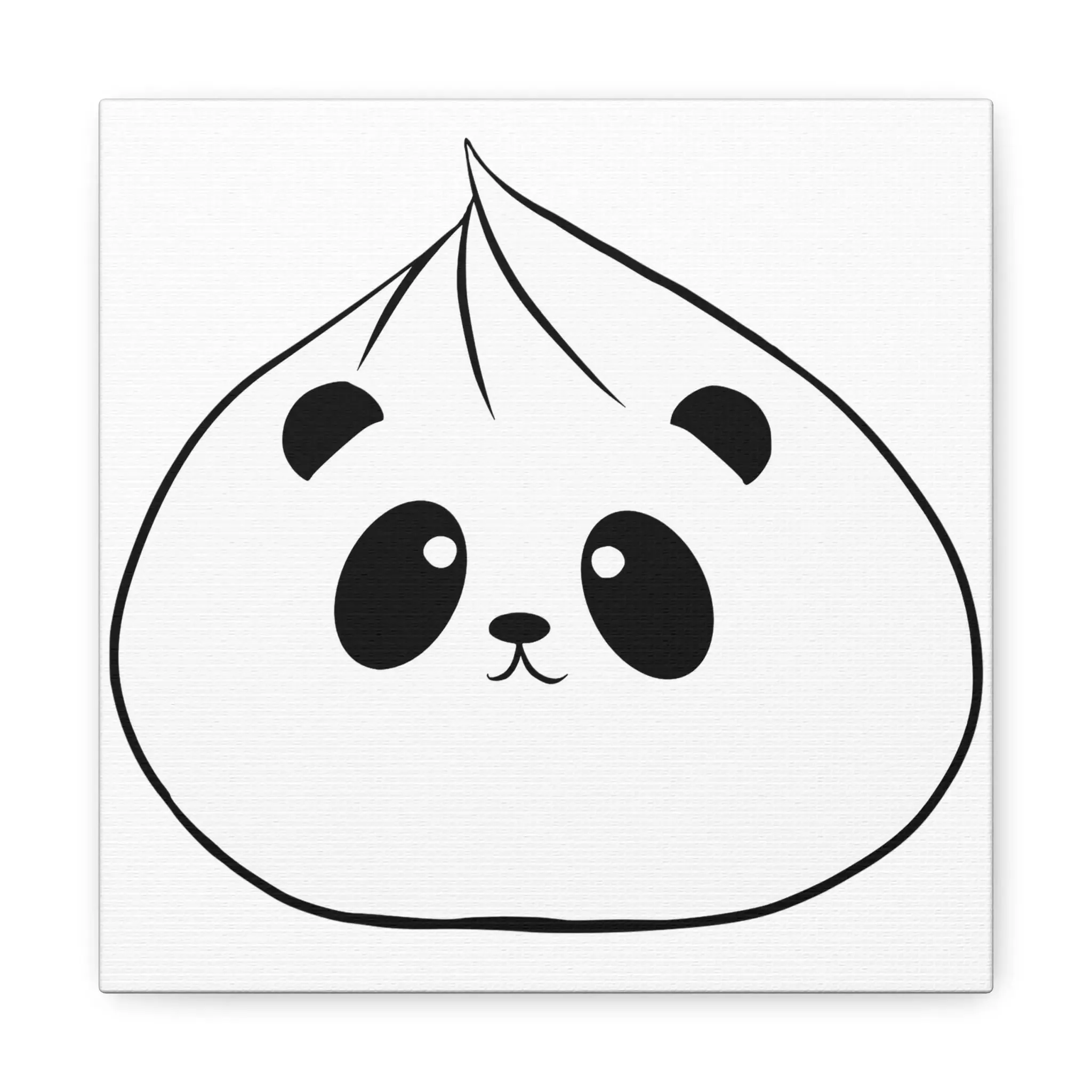 Panda Dumpling Wall Art Decor