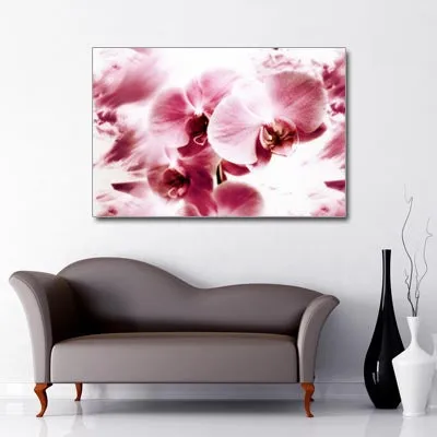Pink Orchid Art Canvas