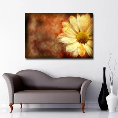Vintage Daisy Art Canvas