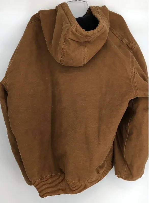 Y2K 2000s Carhartt Men's Brown J130-211 Cotton Bomber Jacket - Size 2XL